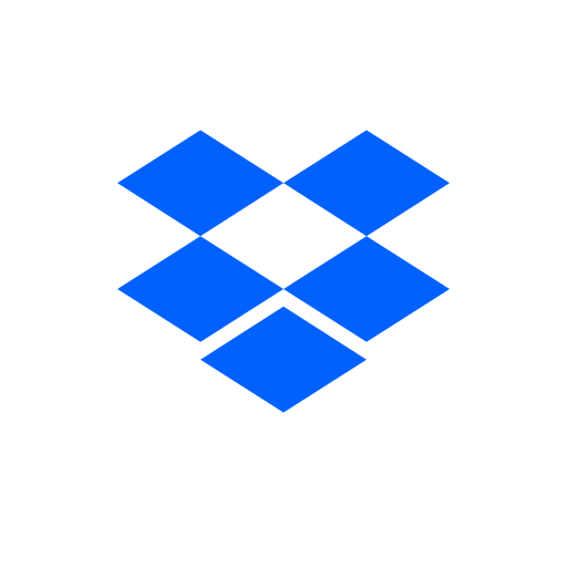 Accès direct au site Dropbox via l'icône globe